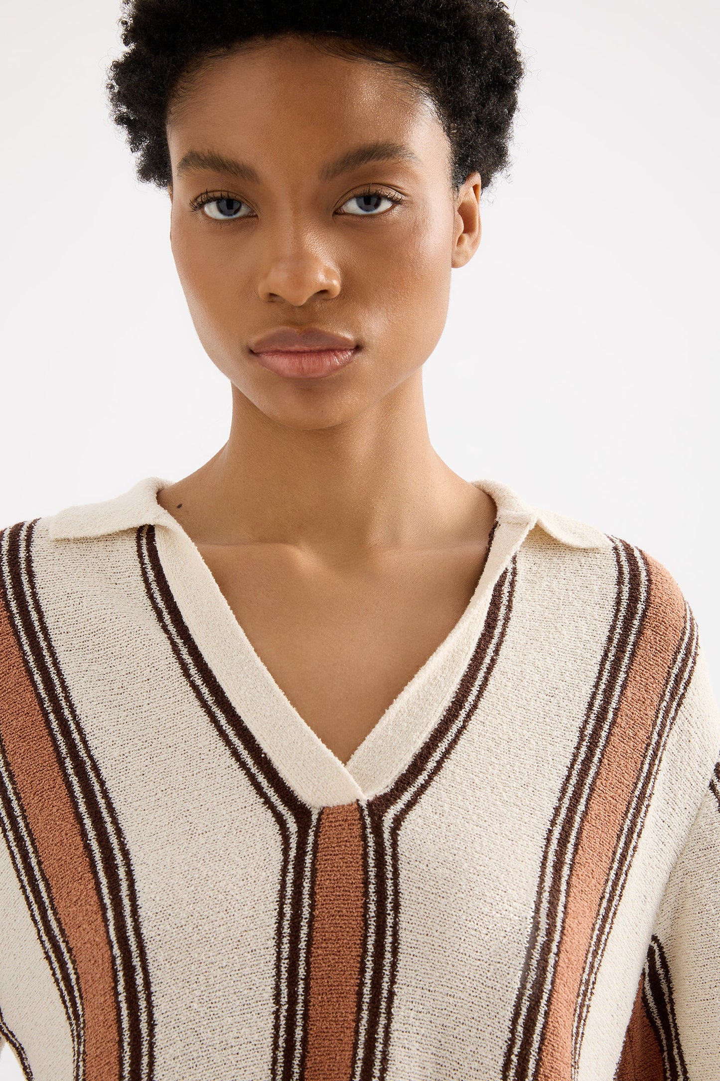 Nude Lucy - Oda Knit Top Manuka stripe