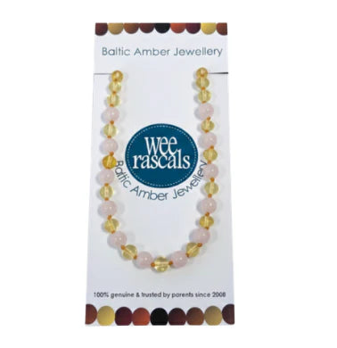 Wee Rascals - Amber Beads Child & Infant Necklace - Assorted