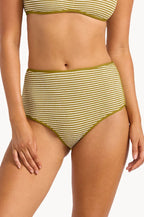 Seafolly - High Waisted Pant - Guacamole