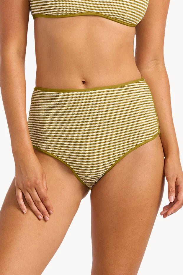 Seafolly - High Waisted Pant - Guacamole