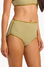 Seafolly - High Waisted Pant - Guacamole