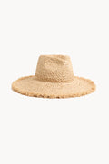 Seafolly - Raffia Fringed Fedora - Sand