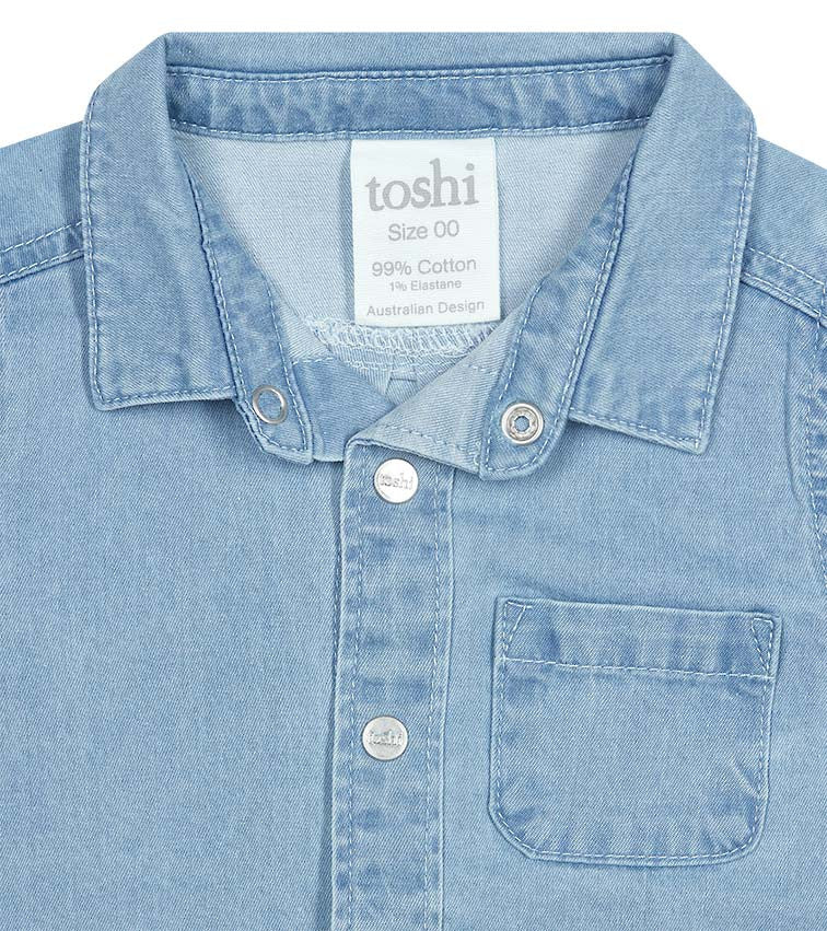 Toshi Shirt Denim Long Sleeve Brumby