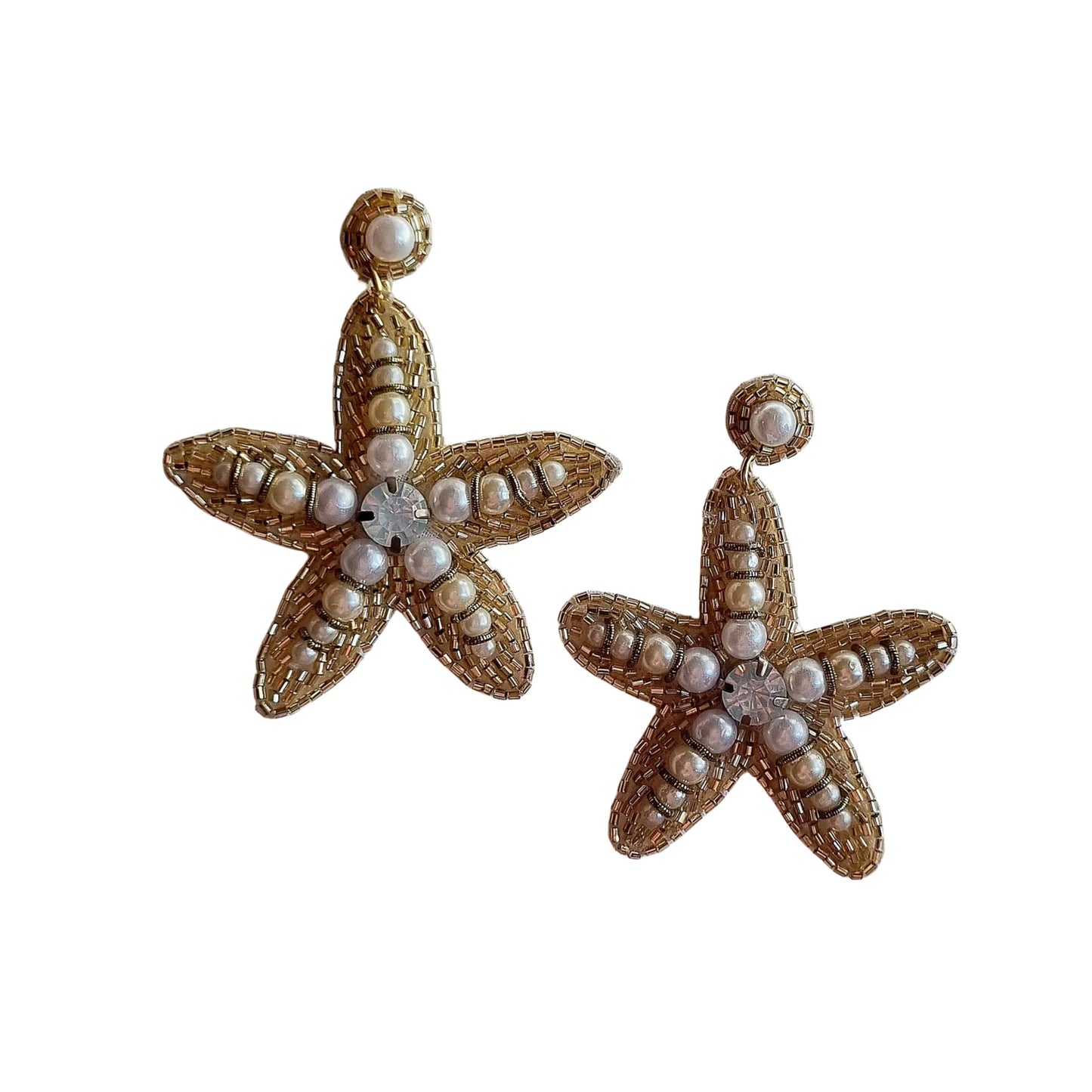 Zoda - Beaded Starfish Earring