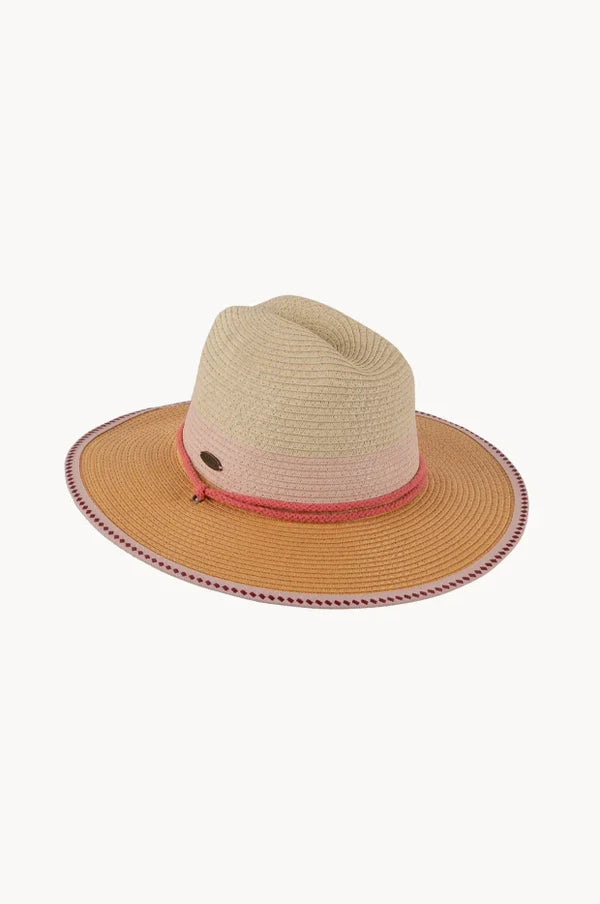 Sundaise Kynra Panama Pink Hat 6-12Yr