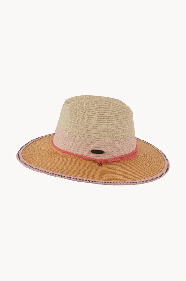 Sundaise Kynra Panama Pink Hat 6-12Yr
