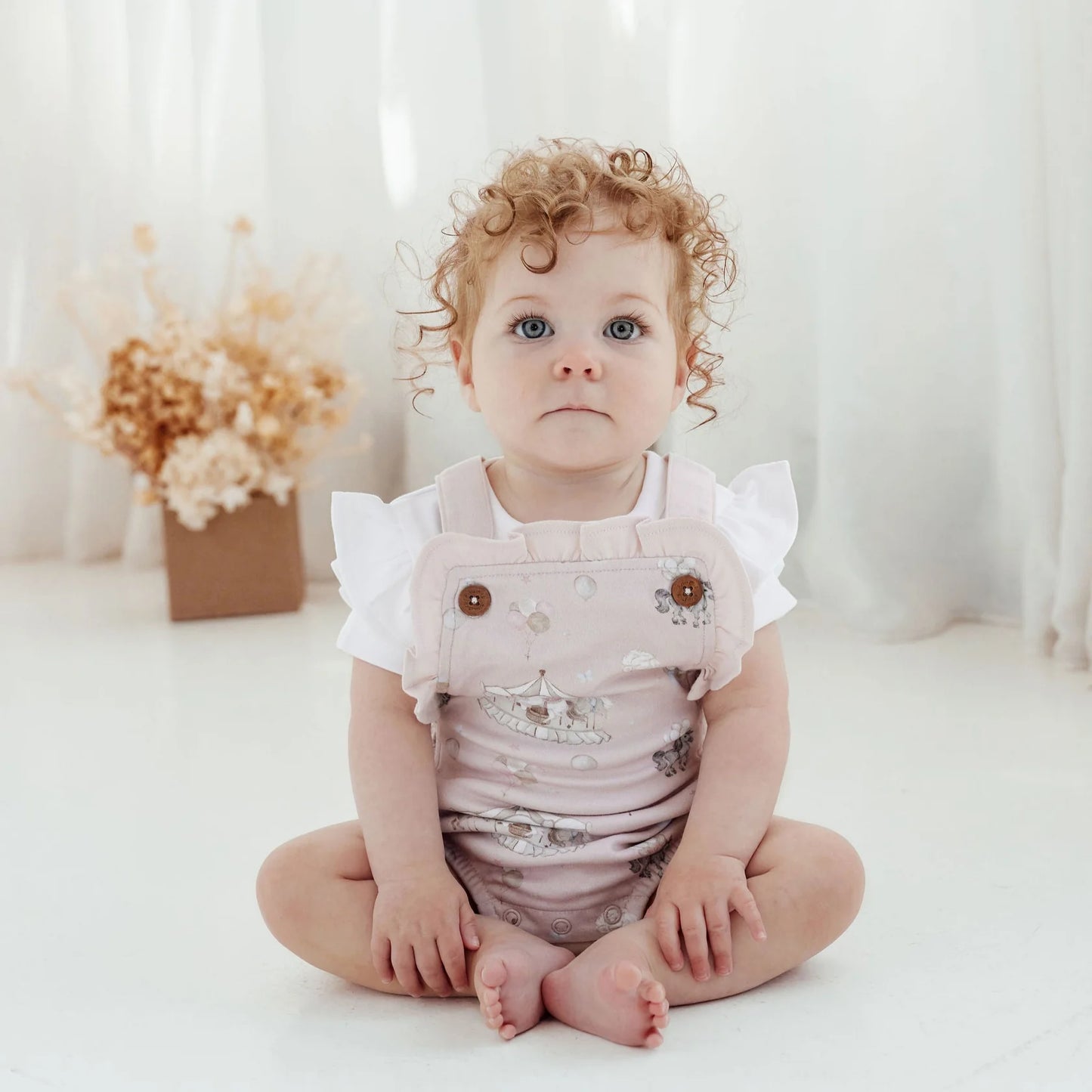 Aster & Oak - Carousel Ruffle Playsuit