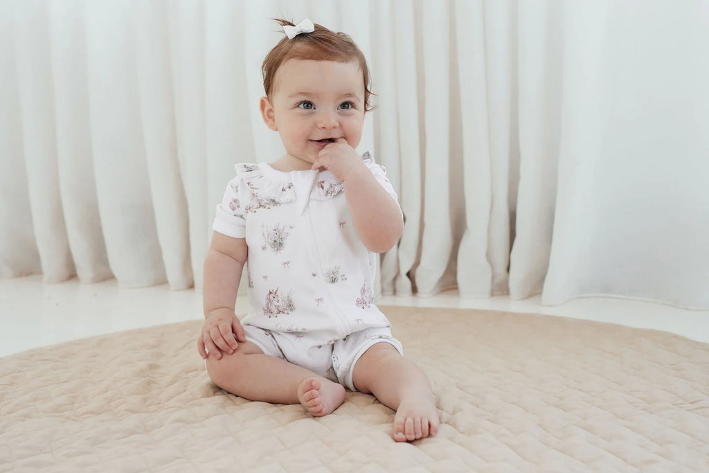 Aster & Oak Fairytale Zip Romper