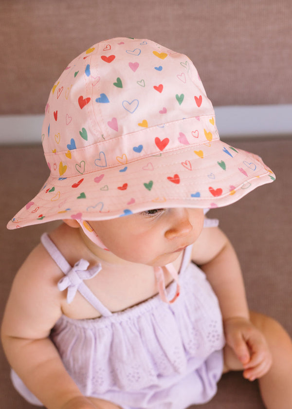 Acorn Wide Brim Infant Hat