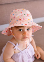 Acorn Wide Brim Infant Hat