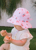 Acorn Wide Brim Infant Hat