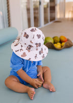 Acorn Wide Brim Infant Hat