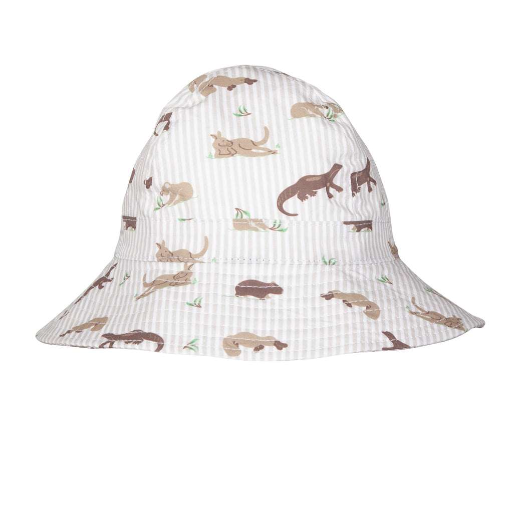 Acorn Wide Brim Infant Hat
