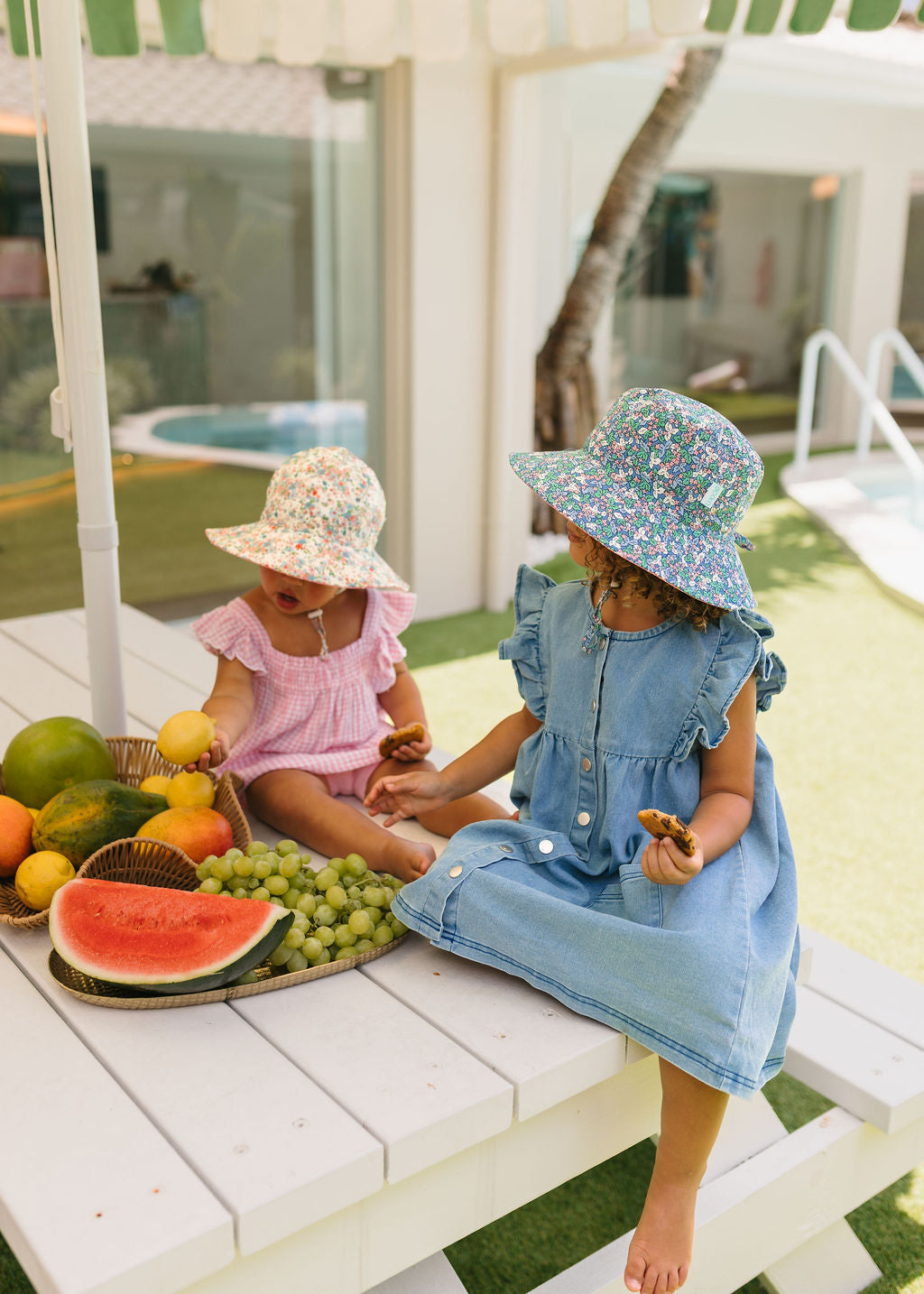 Acorn Broad Brim Bucket Hats