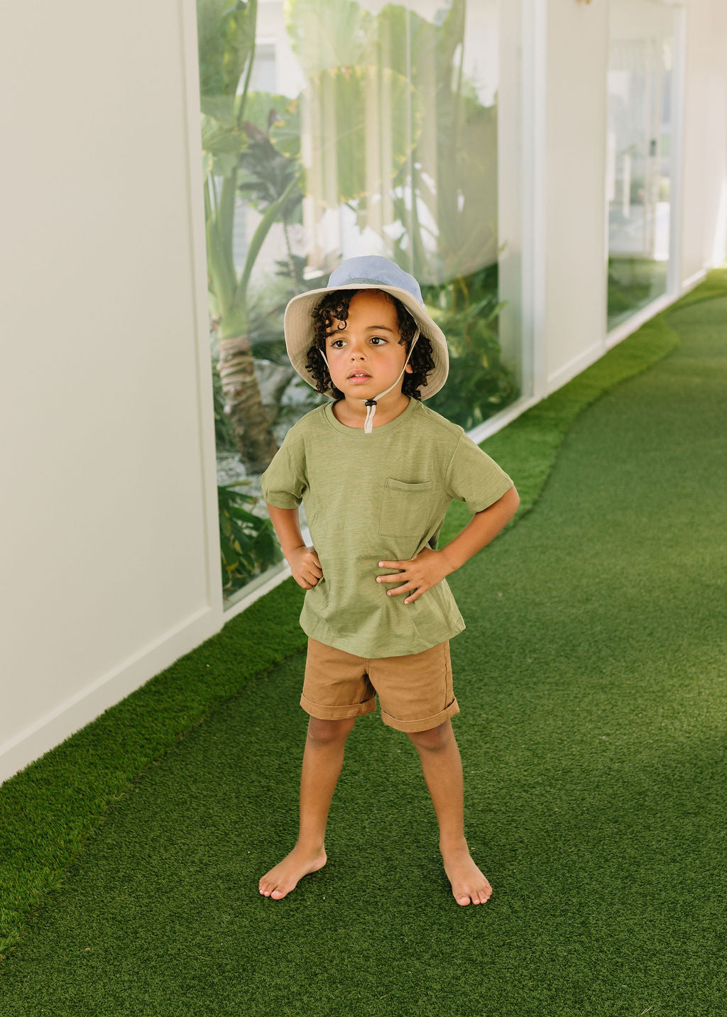 Acorn Broad Brim Bucket Hats