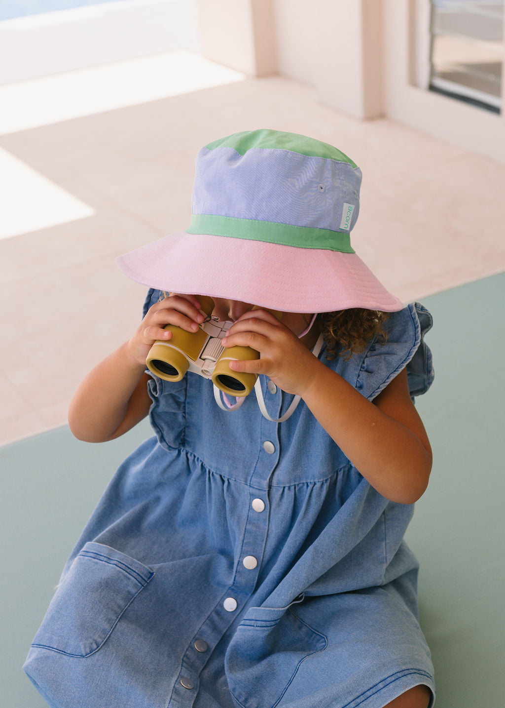 Acorn Broad Brim Bucket Hats