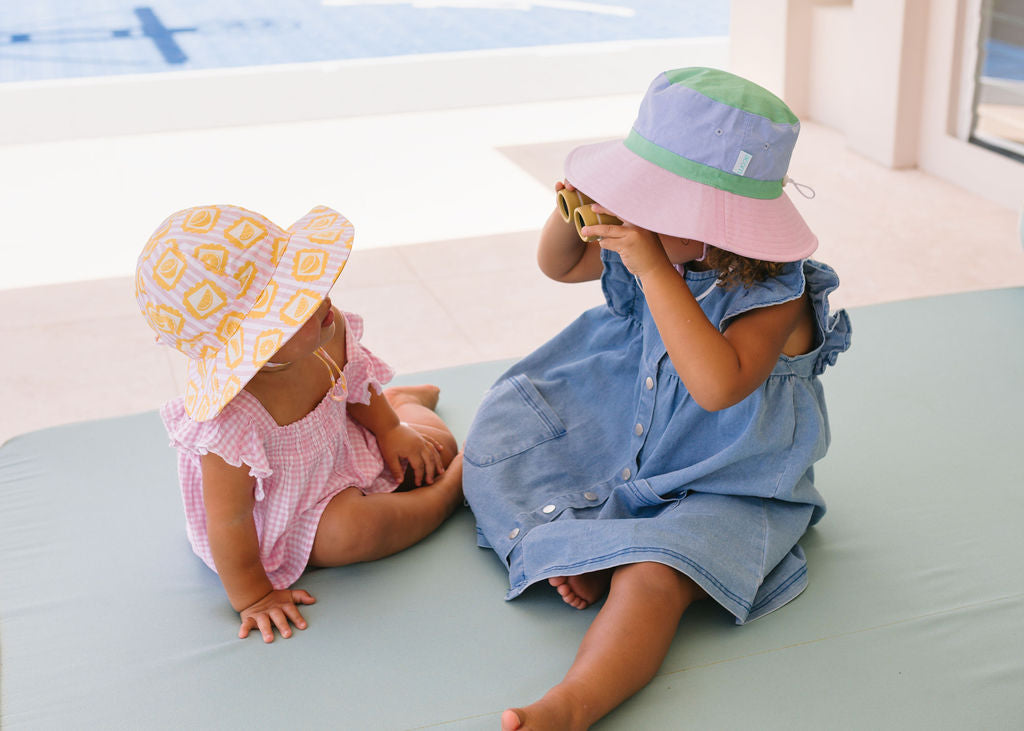Acorn Broad Brim Bucket Hats
