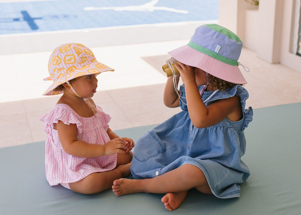 Acorn Broad Brim Bucket Hats