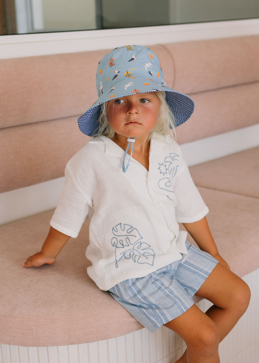 Acorn Wide Brim Bucket Hat