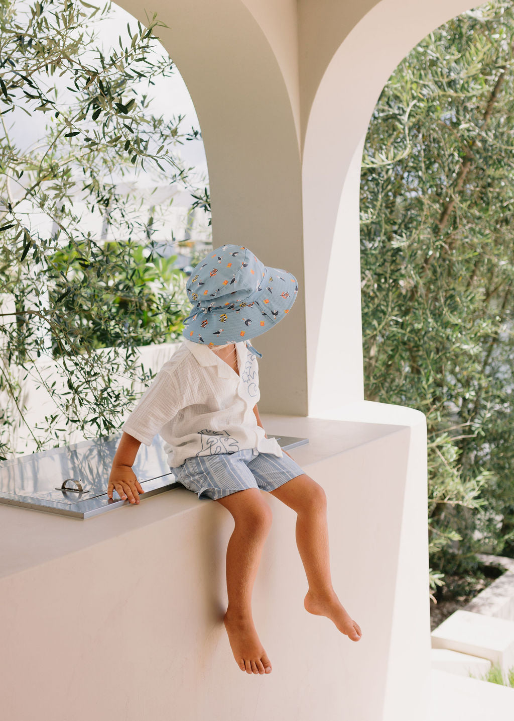 Acorn Wide Brim Bucket Hat