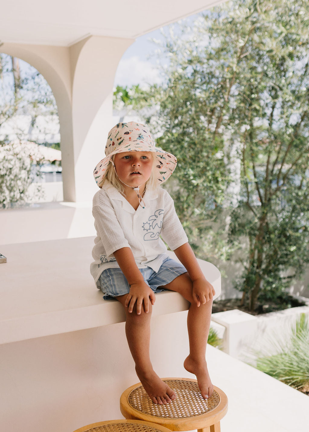 Acorn Wide Brim Bucket Hat