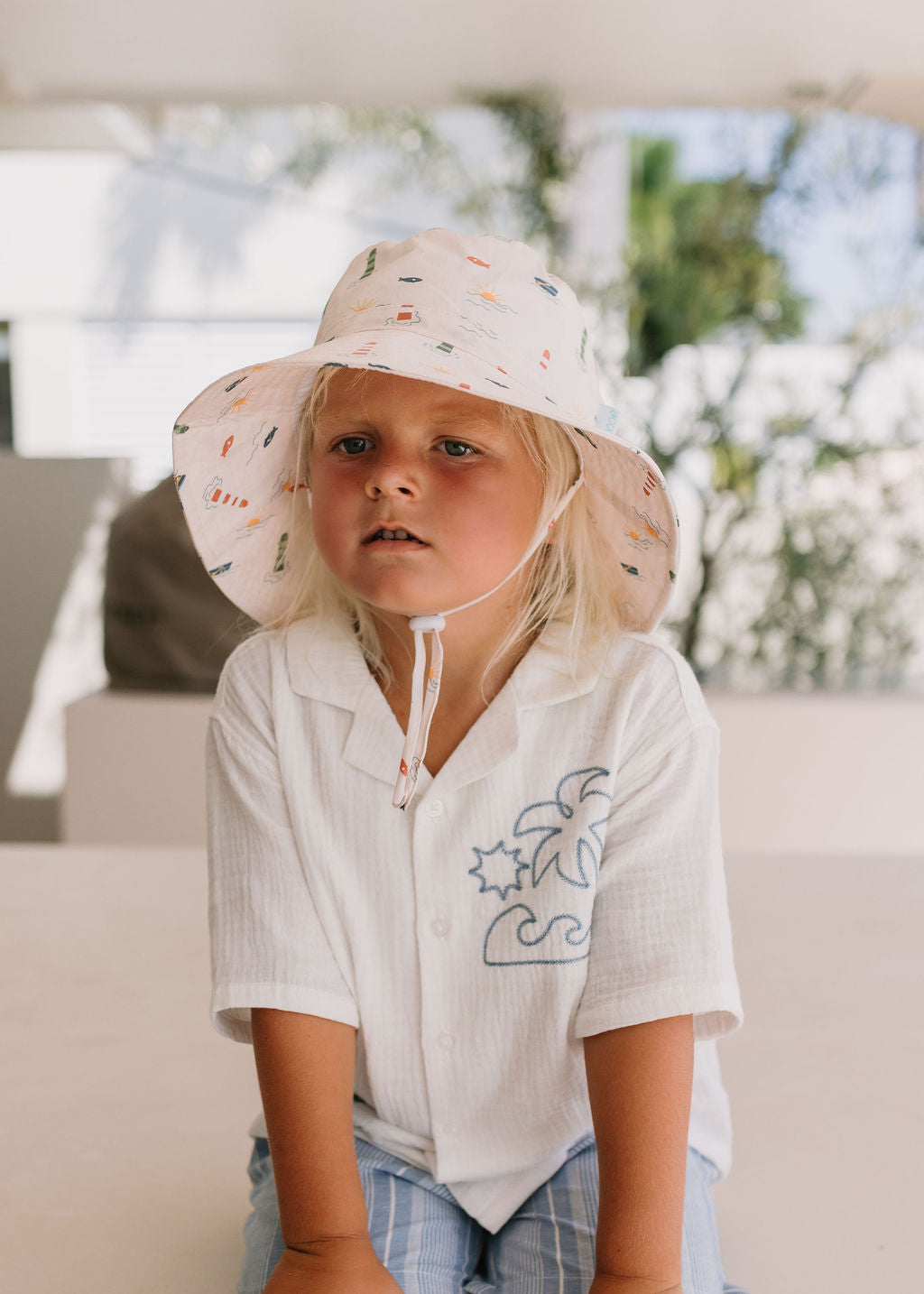 Acorn Wide Brim Bucket Hat