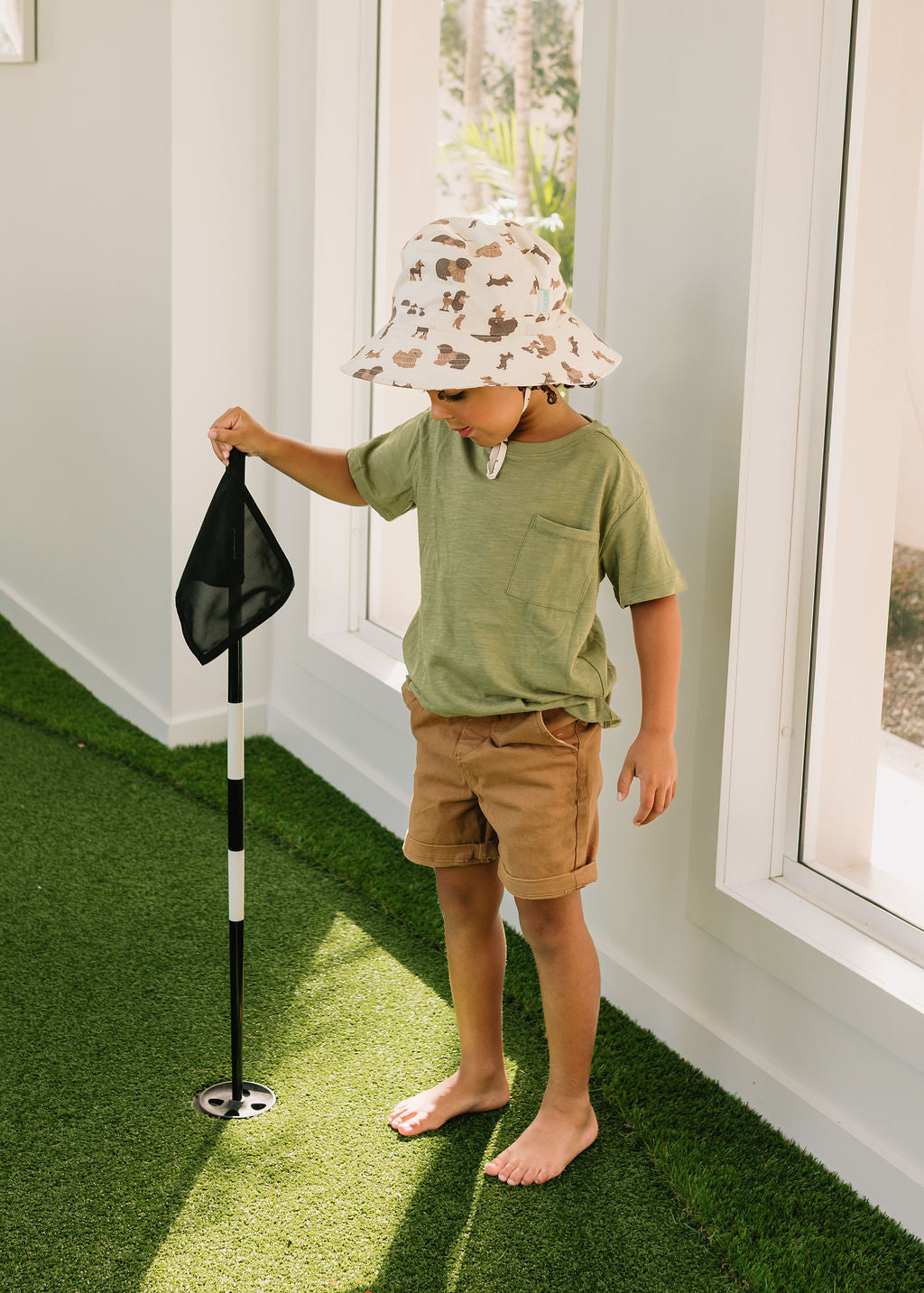 Acorn Wide Brim Bucket Hat