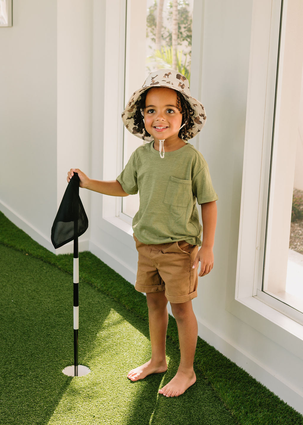 Acorn Wide Brim Bucket Hat
