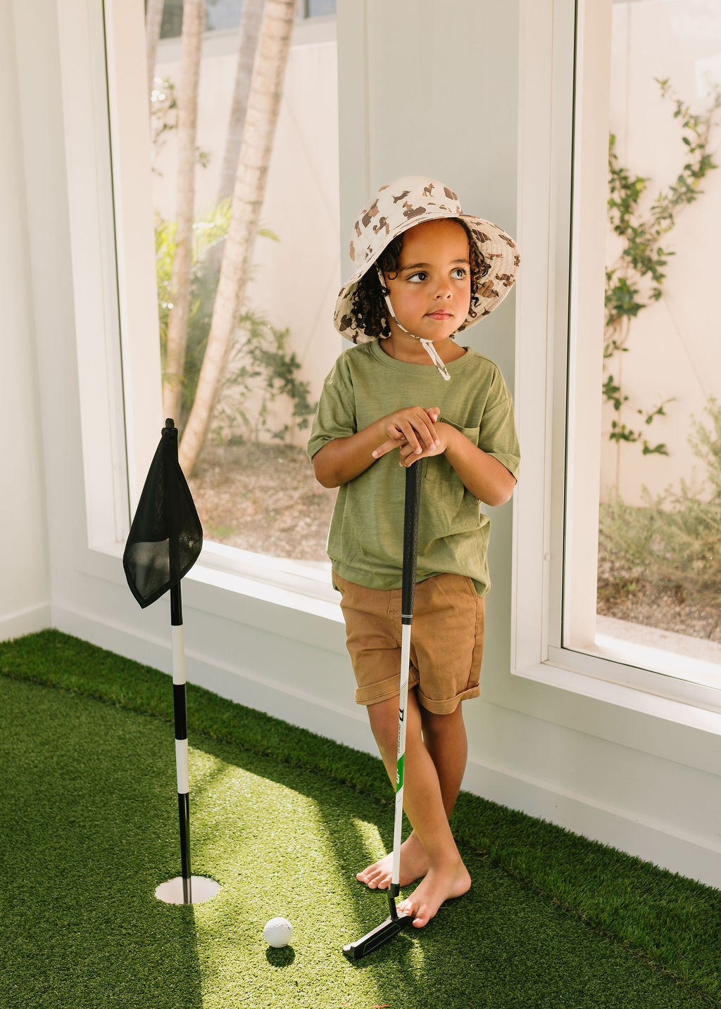 Acorn Wide Brim Bucket Hat