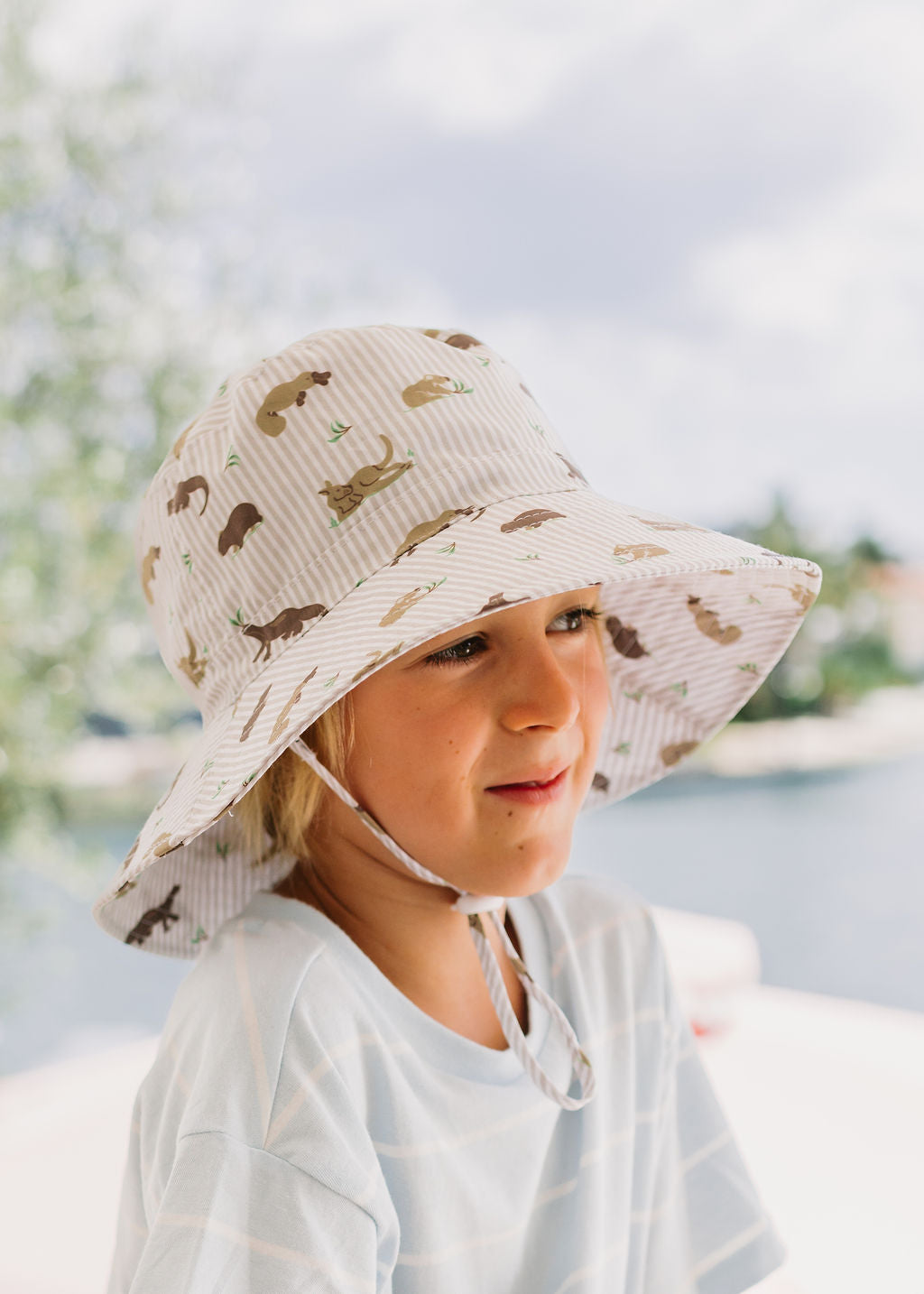 Acorn Wide Brim Bucket Hat