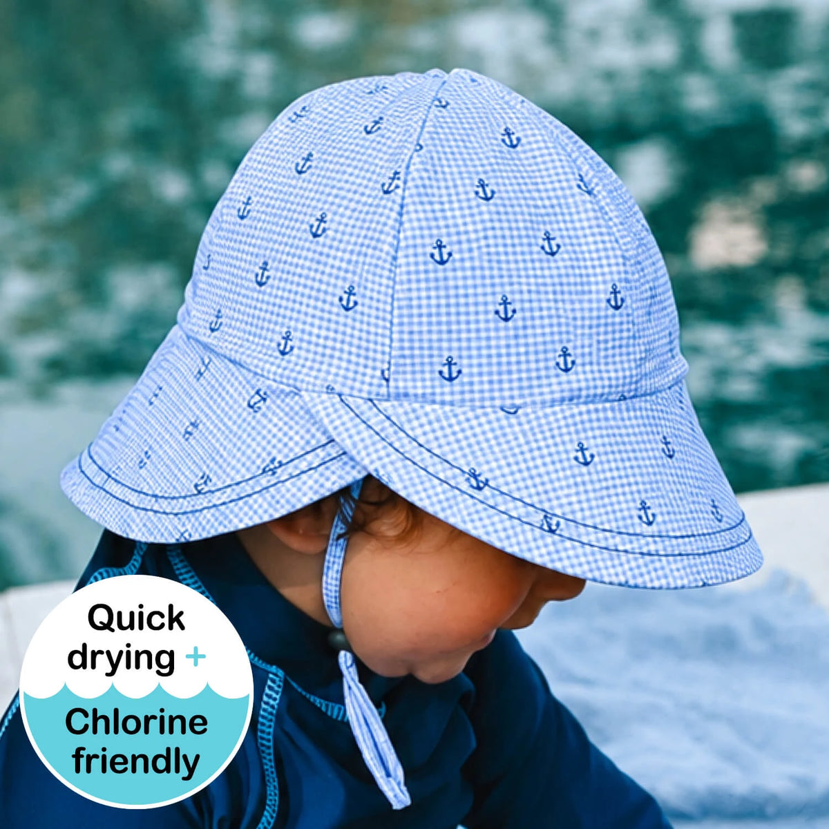 Bedhead Hats Swim Legionnaire Flap Beach Hat