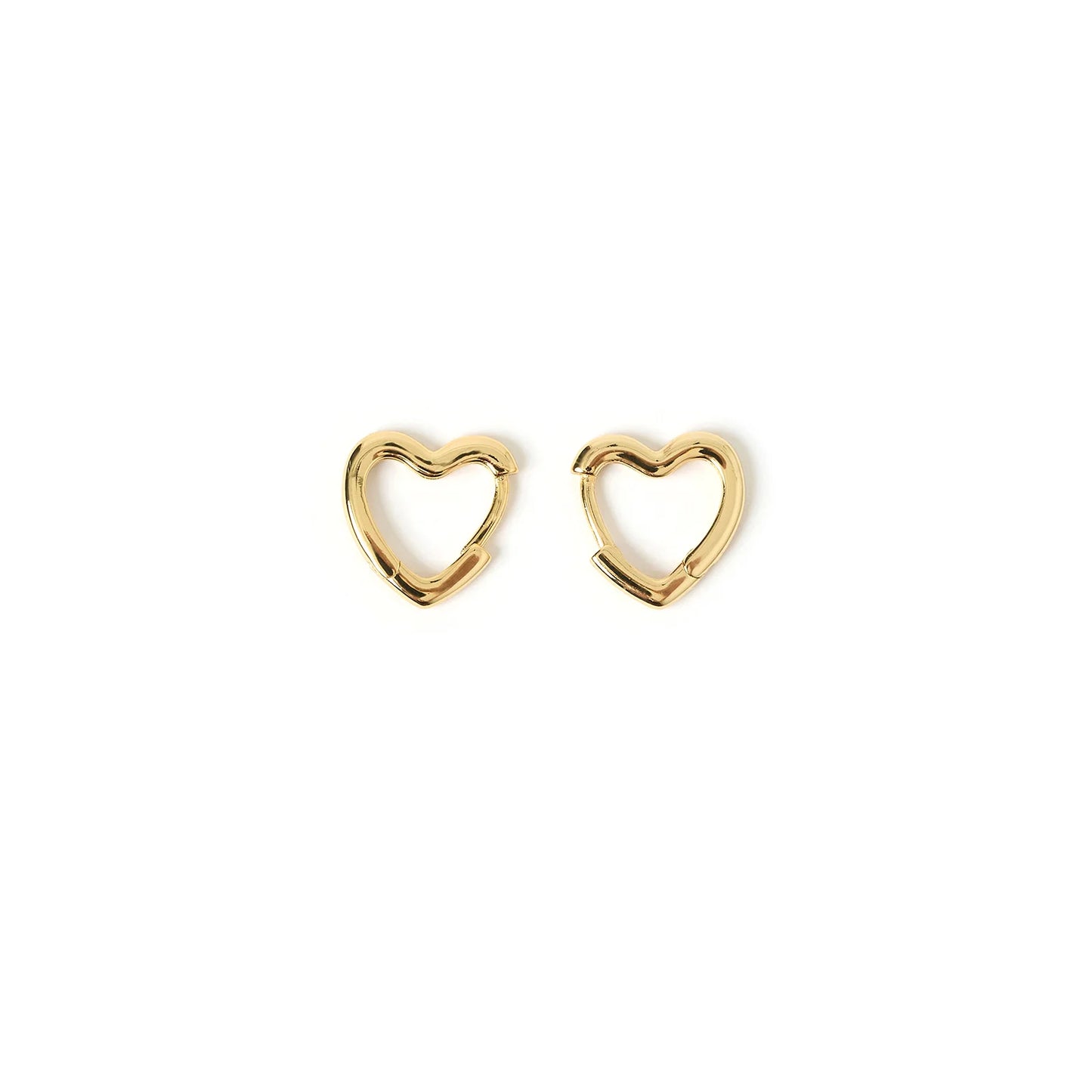 Arms of Eve Sweetheart Gold Earrings