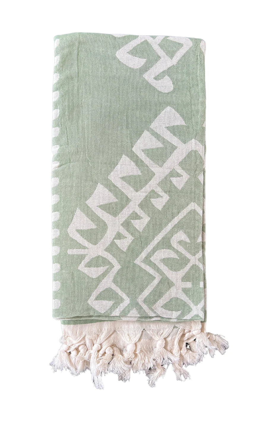 Salty Shadows Turkish Towel Aztec Pattern Colour