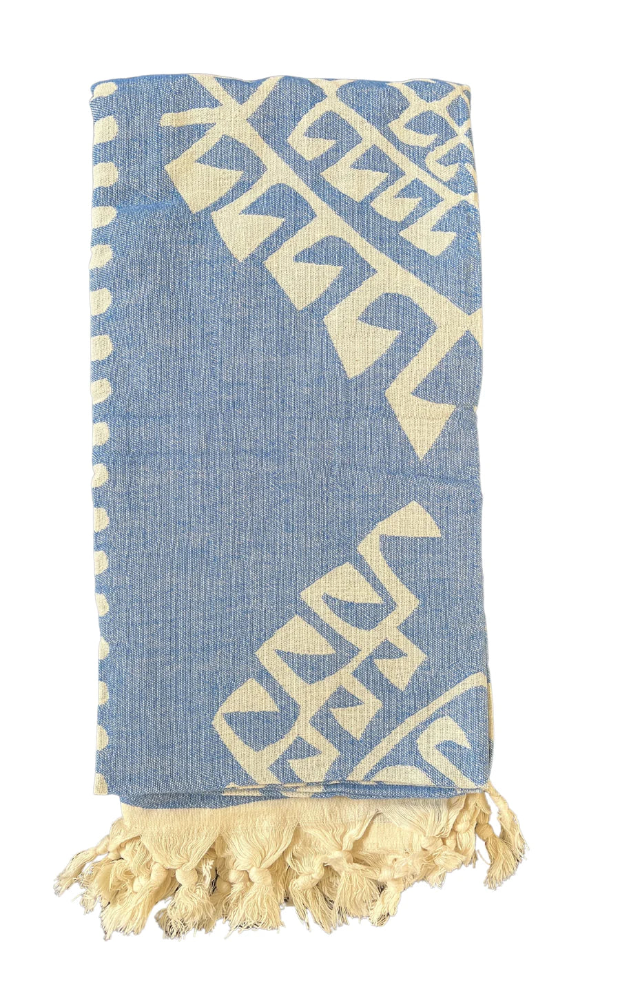 Salty Shadows Turkish Towel Aztec Pattern Colour