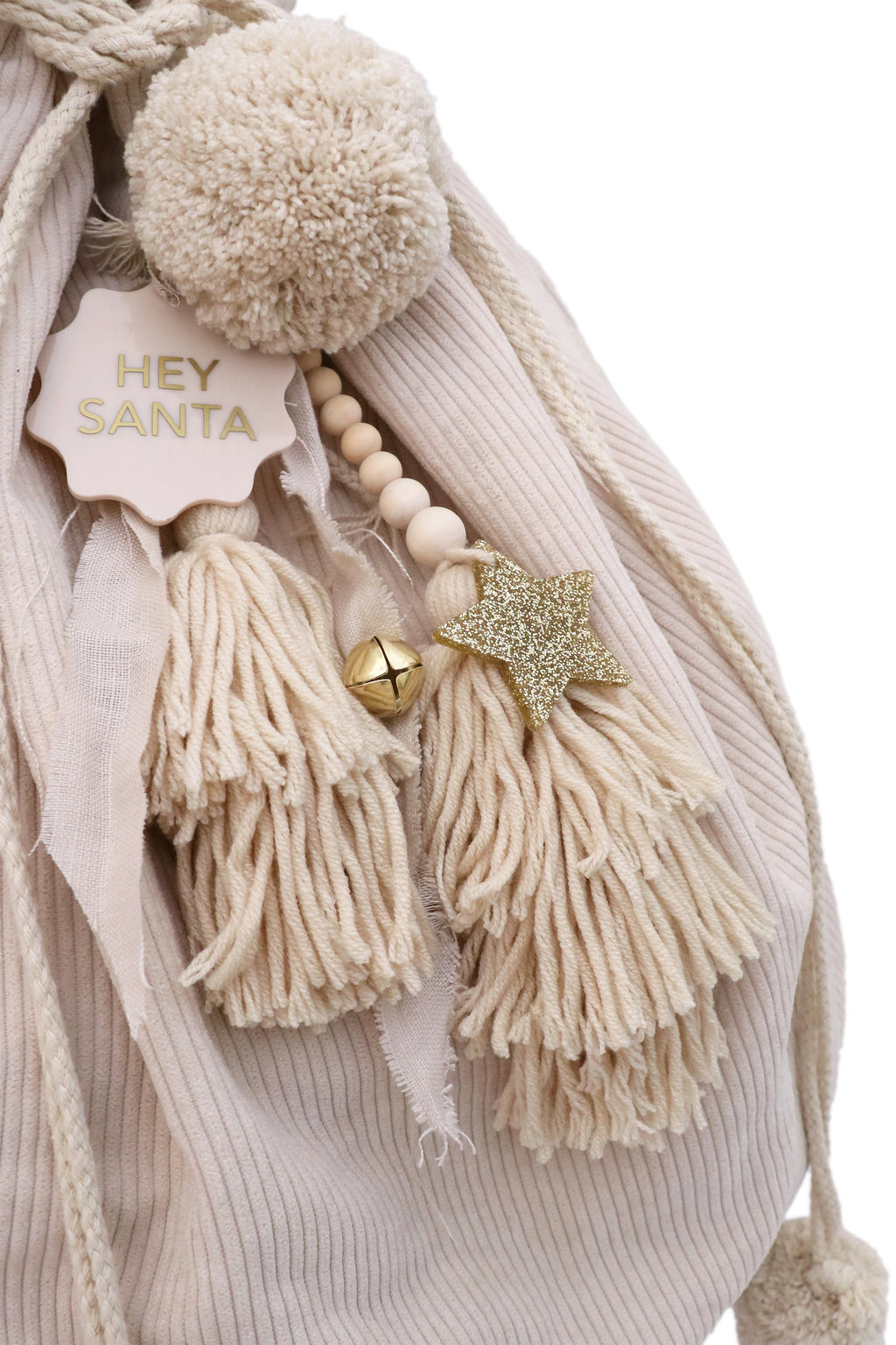 Hello Marla Corduroy Santa Sack - Assorted