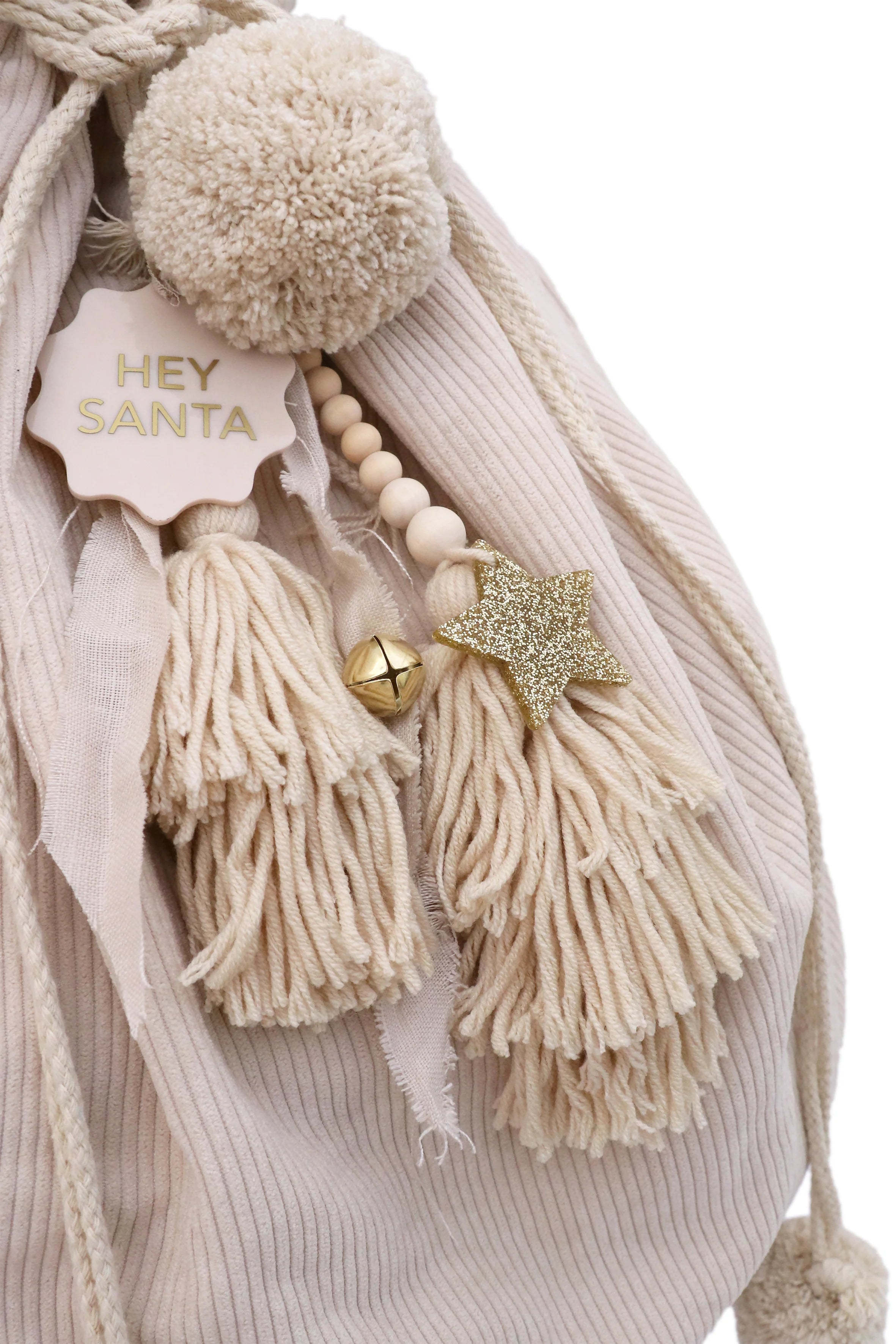 Hello Marla Corduroy Santa Sack - Assorted