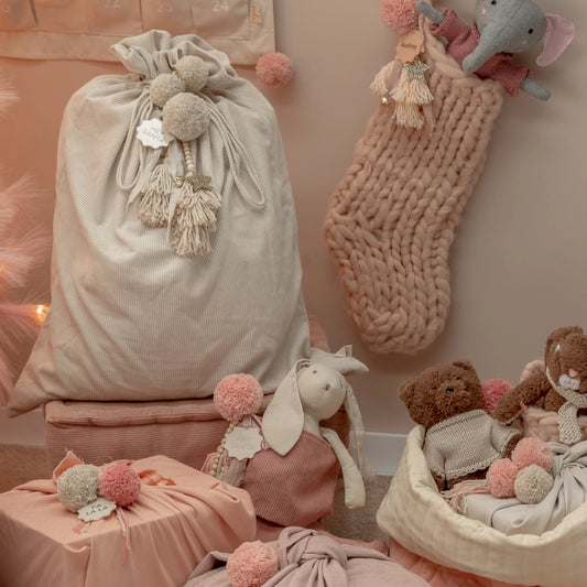 Hello Marla Corduroy Santa Sack - Assorted