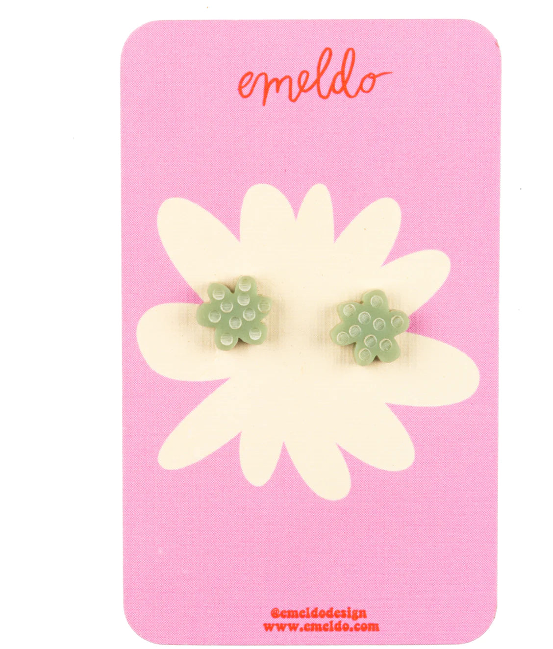 Emeldo Flower Studs