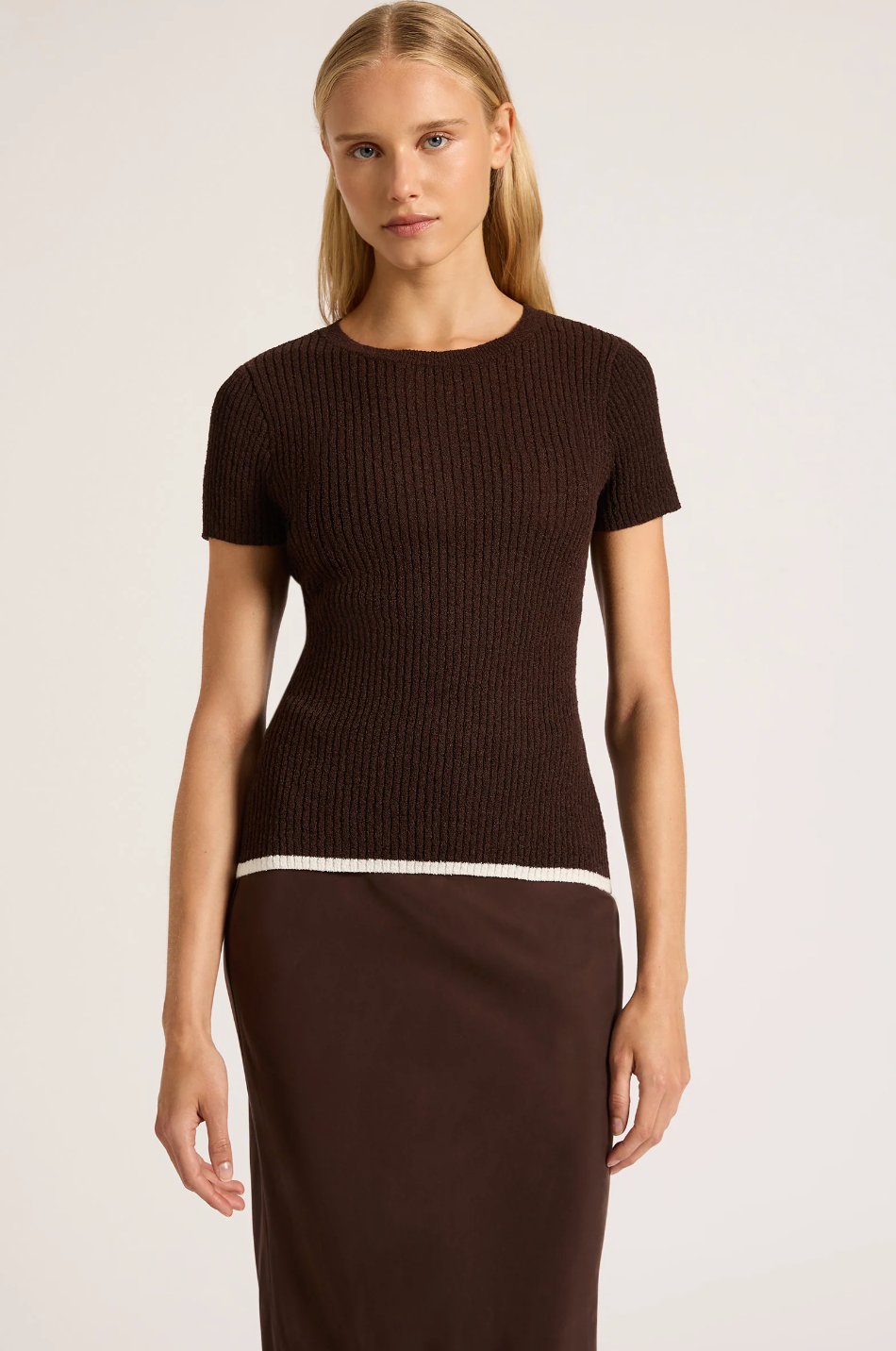 Nude Lucy Perez Knit Top Wine