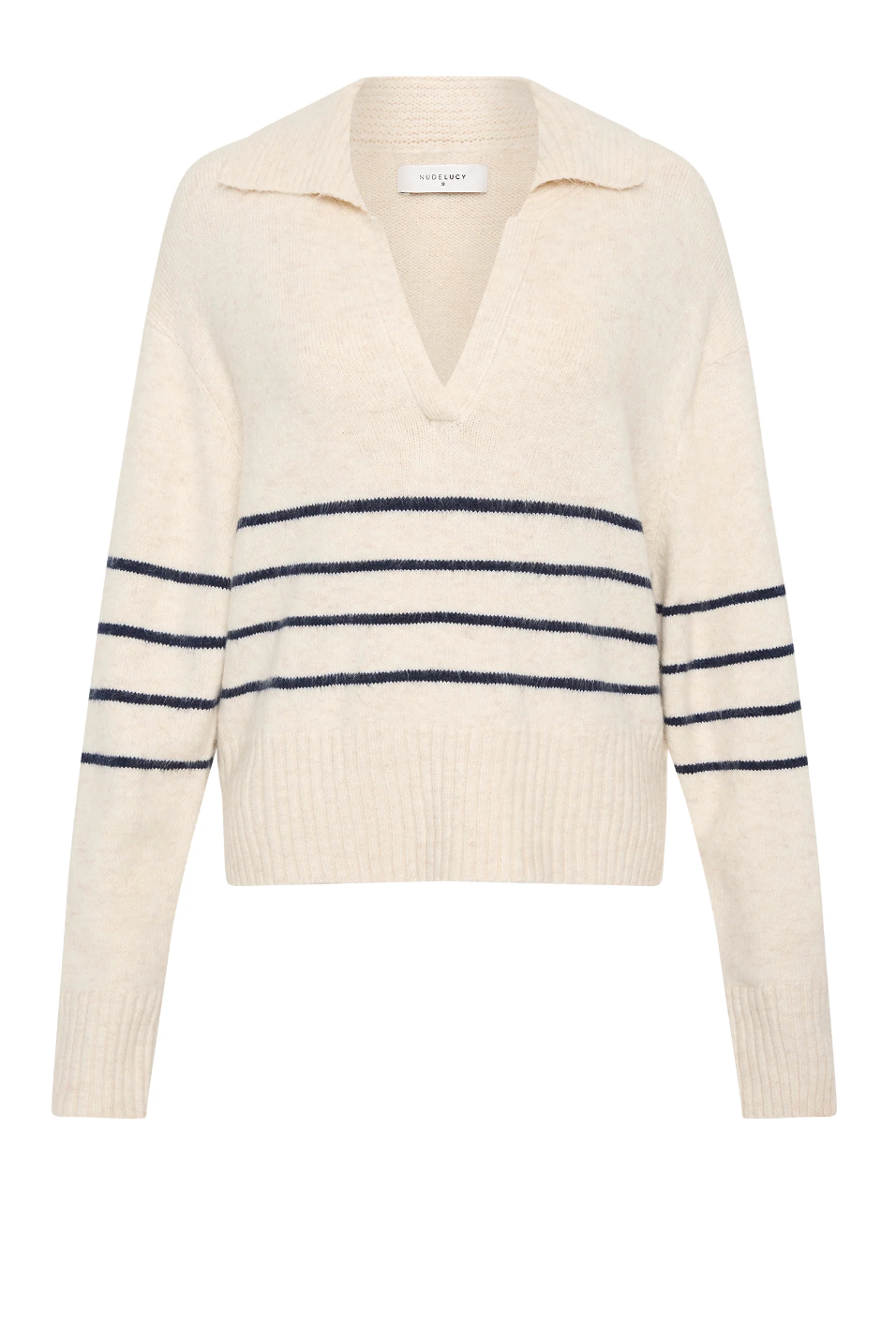 Nude Lucy Logan Rugby Knit Cloud Stripe