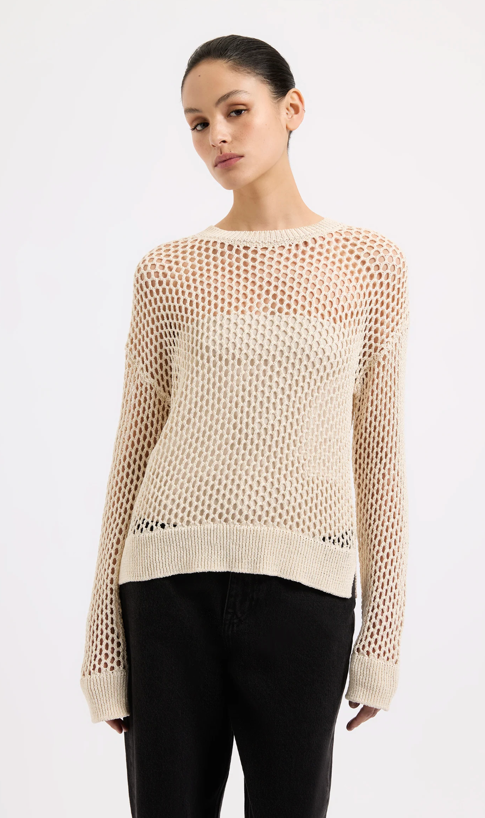 Nude Lucy Garica Crochet Knit Natural