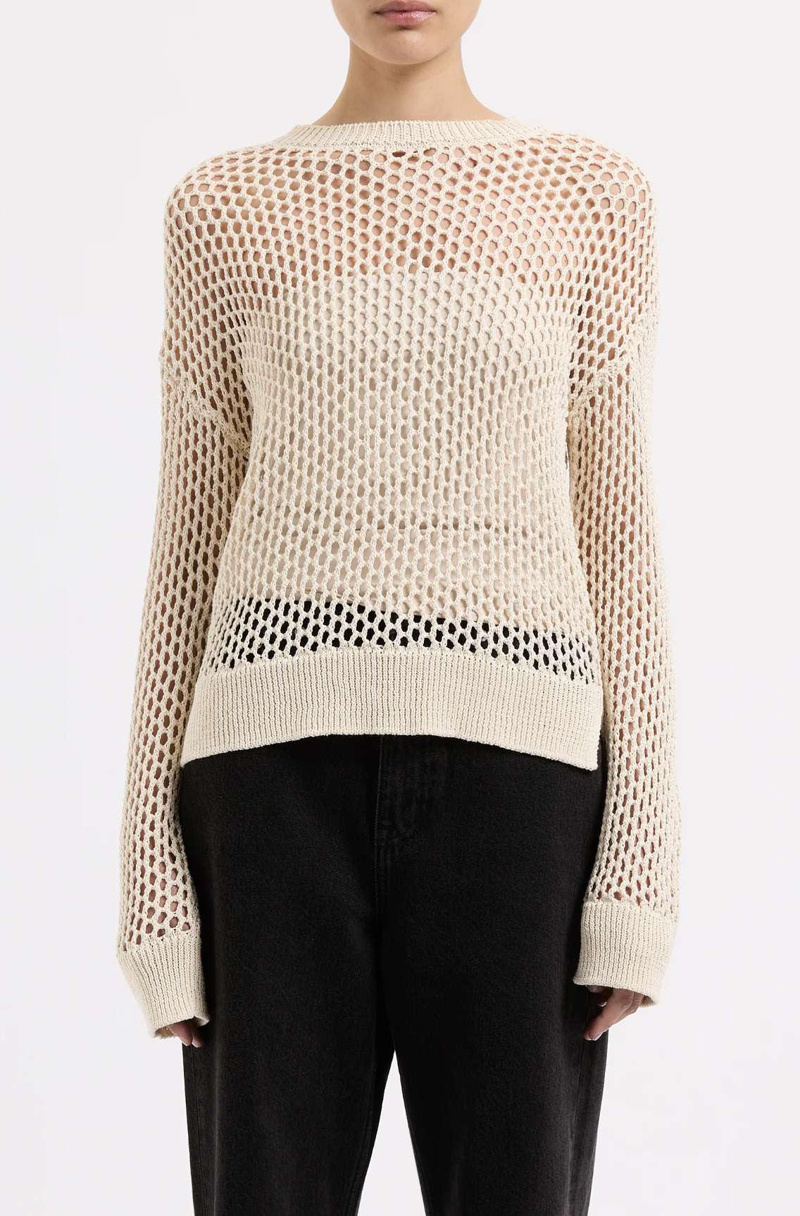 Nude Lucy Garica Crochet Knit Natural