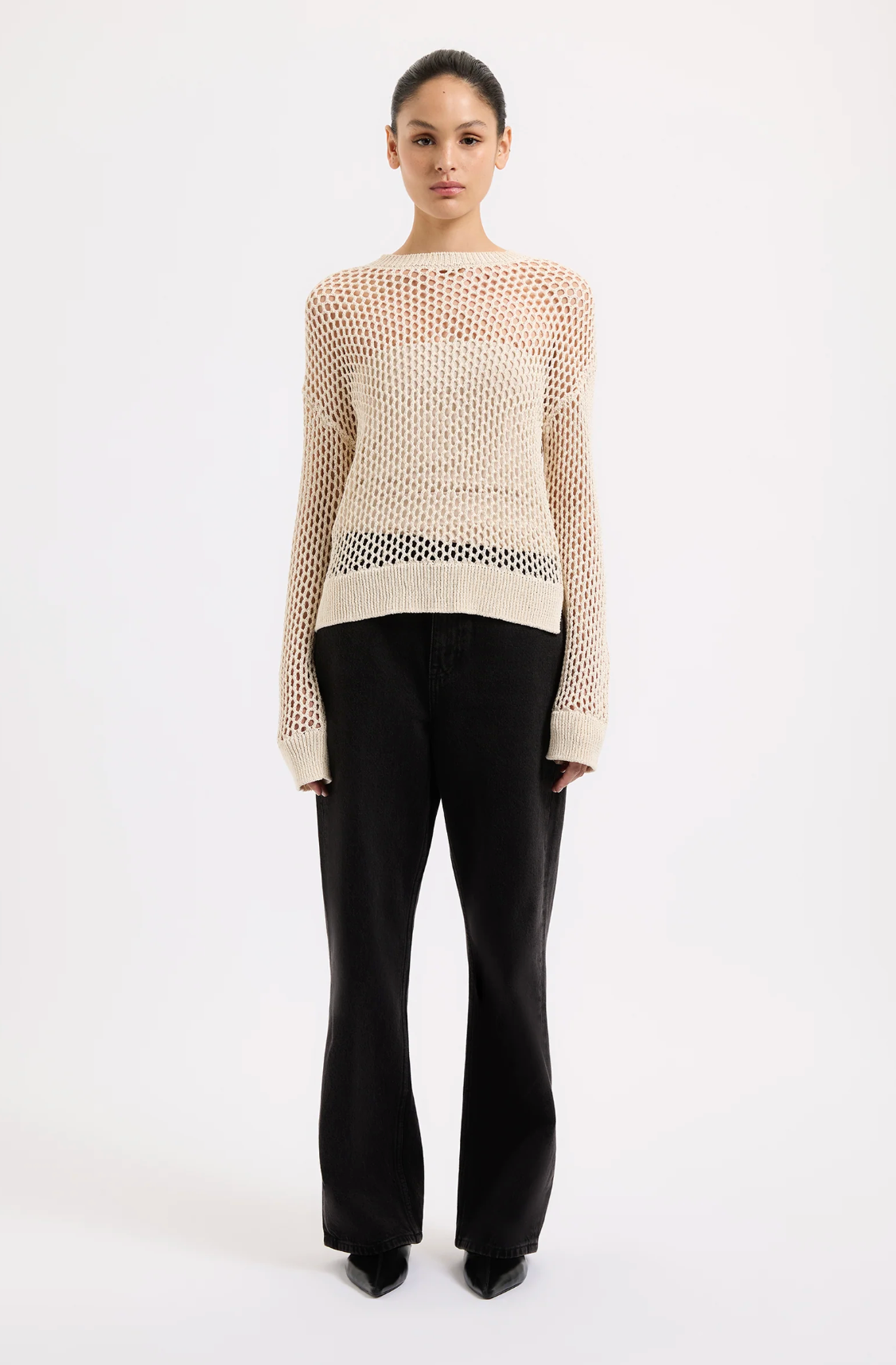 Nude Lucy Garica Crochet Knit Natural