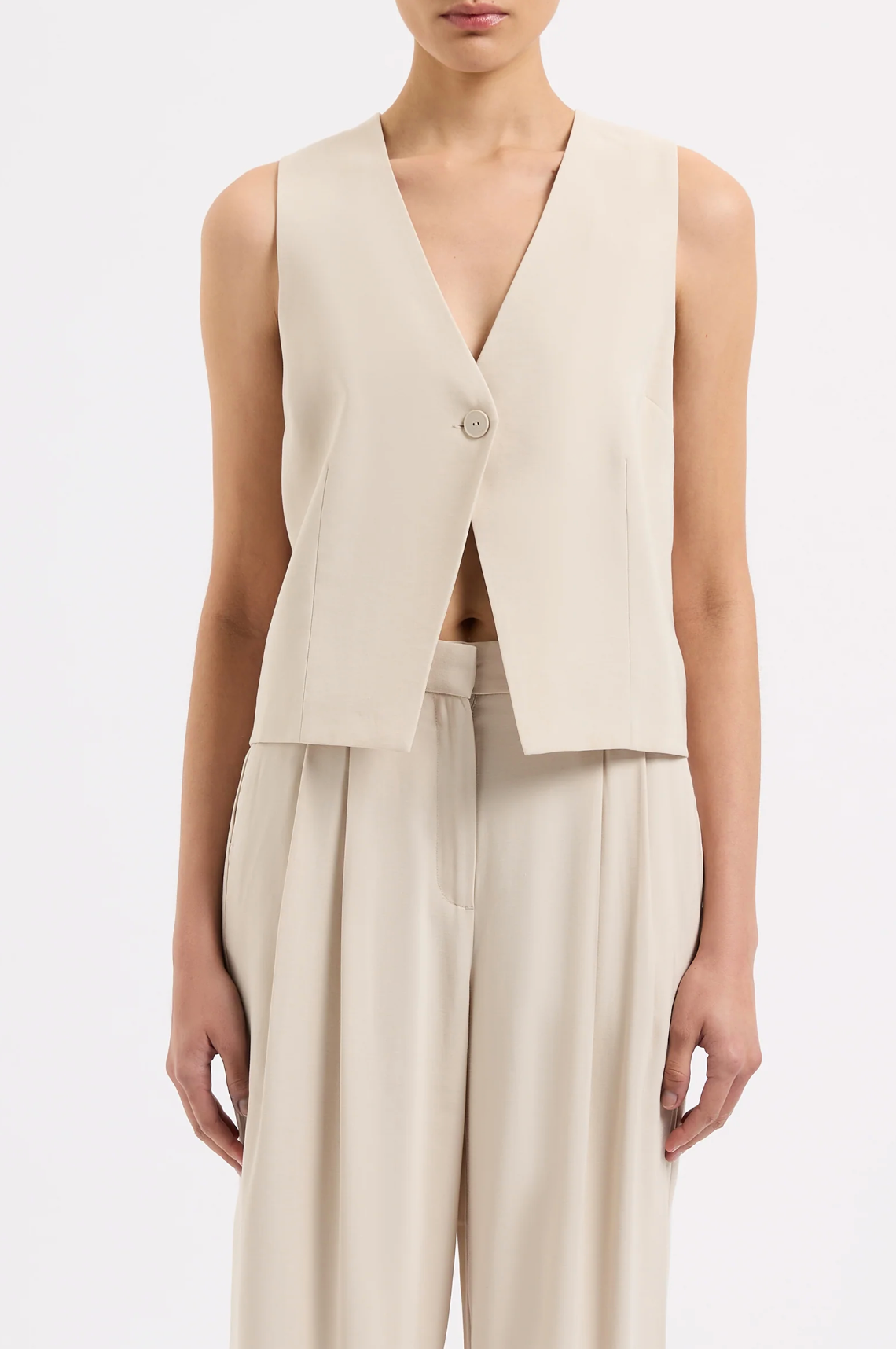 Nude Lucy Petra Vest Dune