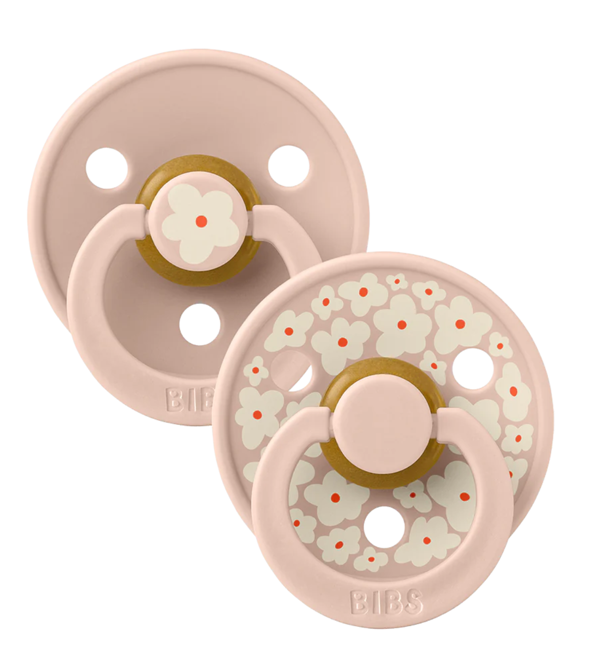 BIBS Studio Colour Jasmine Round Soother Double Pack