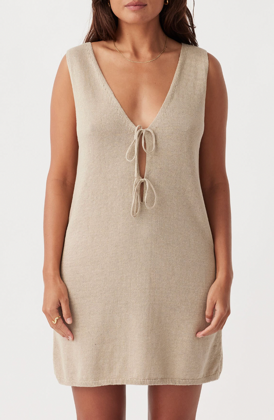 ARCAA Poppy Mini Dress Taupe