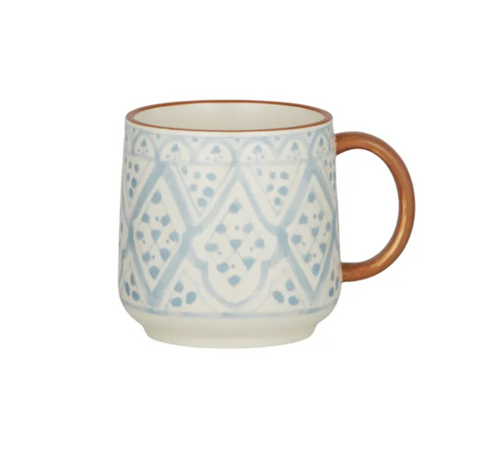 Coast to Coast Aleah Ceramic Mug Blue