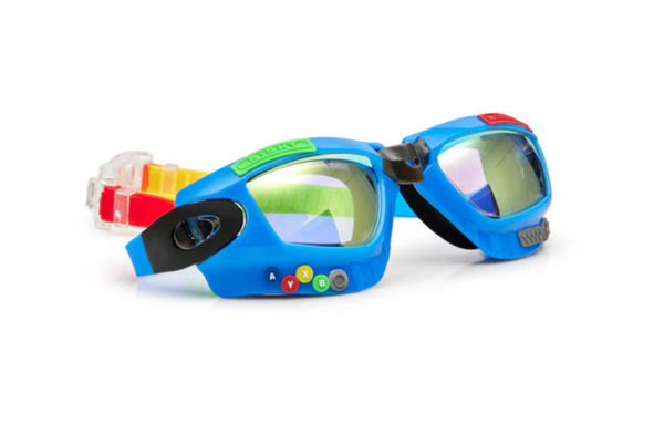 Bling2o Blue Gamer Console Blue Swim Goggles