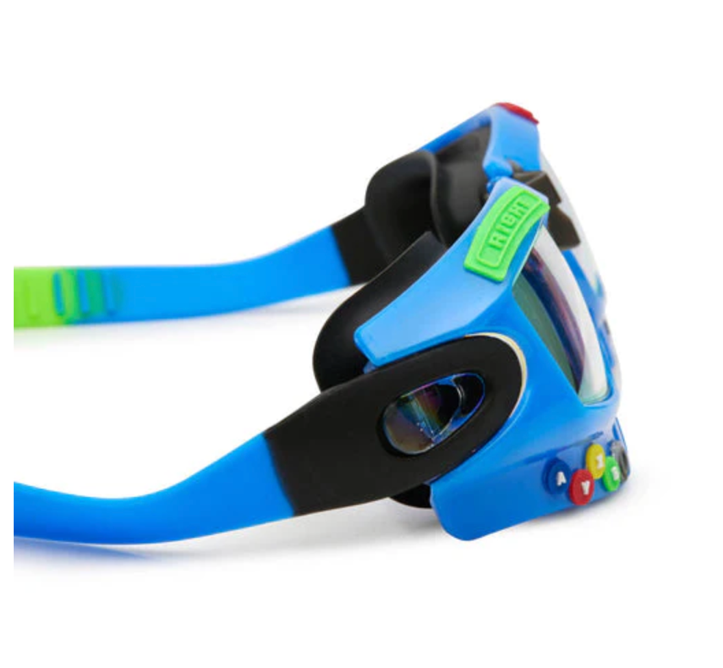 Bling2o Blue Gamer Console Blue Swim Goggles