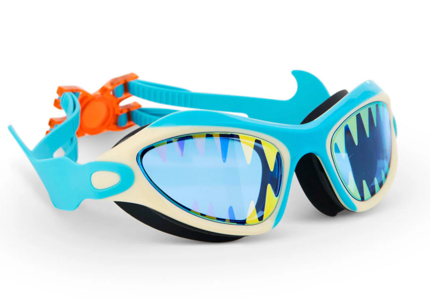 Bling2o Megamouth Shark Tooth White Swim Goggles